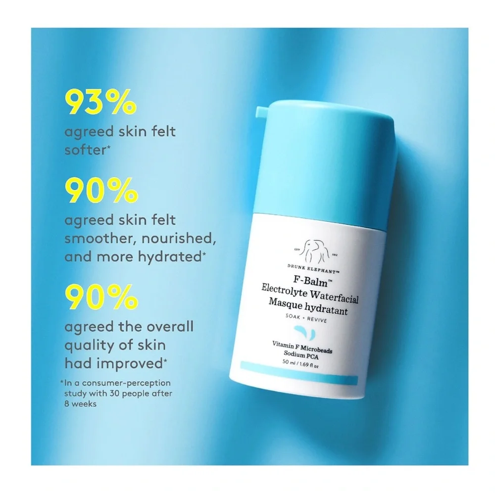 Drunk Elephant F-Balm™ Electrolyte Waterfacial Mask NEW IN BOX - Picture 5 of 8